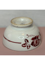 Ancien Bol à Décor de Rose couleur bordeaux – Digoin France 🌹🥣