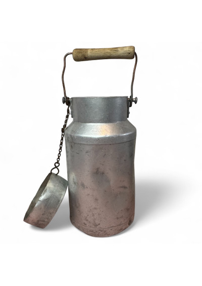 Ancien pot à lait en aluminium SF0M 🐄🥛