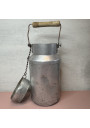 Ancien pot à lait en aluminium SF0M 🐄🥛