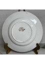 Set of 3 antique plates - Gien - Fauvette model - 19th century