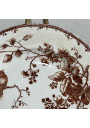 Set of 3 antique plates - Gien - Fauvette model - 19th century