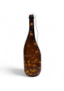 Grande bouteille en verre vintage ambrée 5 L – industriel