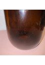 Grande bouteille en verre vintage ambrée 5 L – industriel