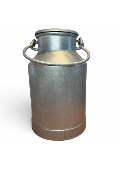 Ancien bidon à lait de ferme - En aluminium - Bidon à lait JAPY