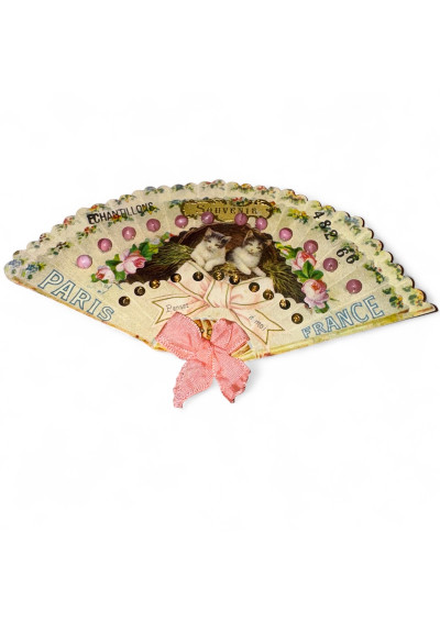 Échantillonneur de perles - Paris France - Motif chats