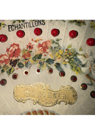 Échantillonneur de perles – Paris  France – Motif fleurs