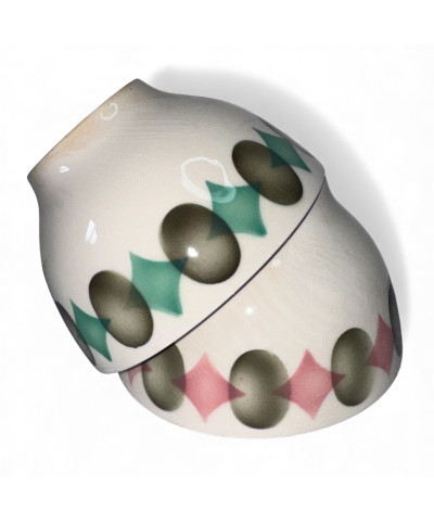 2 Bols Sacavém Vintage Portugal – Décor Géométrique Rétro 50-60