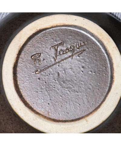 Lot de 2 Bols R. Jacques en Grès - Potier Français - Design Brut Années 70