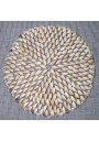 Napperon rond vintage en coquillages - Napperon déco vintage