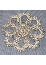 Napperon vintage en coquillages - Napperon déco vintage