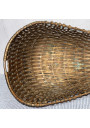 Ancien panier en cuivre tressé  - Panier bourguignon
