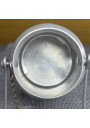 Ancien pot à lait en aluminium - Le Trèfle - Poignée bois