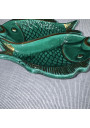 Double coupelle poissons style Vallauris | Brocante Déco