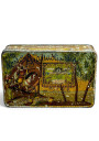 Antique Queen Cigarette Tin – Nestor Gianaclis Cairo, Egypt – Orientalist Design