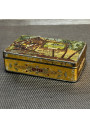 Antique Queen Cigarette Tin – Nestor Gianaclis Cairo, Egypt – Orientalist Design