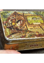 Antique Queen Cigarette Tin – Nestor Gianaclis Cairo, Egypt – Orientalist Design