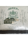 Ancienne boîte à cigarettes Queen en tôle lithographiée – Nestor Gianaclis au Caire, Égypte