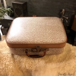 Old small cardboard suitcase | Year 50 | Vintage | Deco