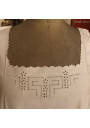 Ancienne chemise de nuit brodée et ajourée | Large | En coton