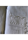 Ancienne chemise de nuit brodée et ajourée | Large | En coton