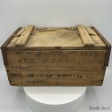 Ancienne caisse de munitions militaire | En bois