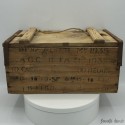 Ancienne caisse de munitions militaire | En bois