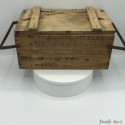 Ancienne caisse de munitions militaire | En bois