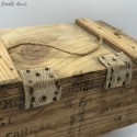 Ancienne caisse de munitions militaire | En bois