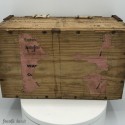 Ancienne caisse de munitions militaire | En bois