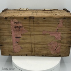 Ancienne caisse de munitions militaire | En bois