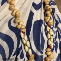 Vintage Tahitian shell necklace | Large pendant | 70s