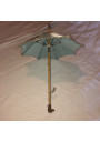 Old umbrella for Jumeau doll | Dog head pommel |Collection of antique dolls