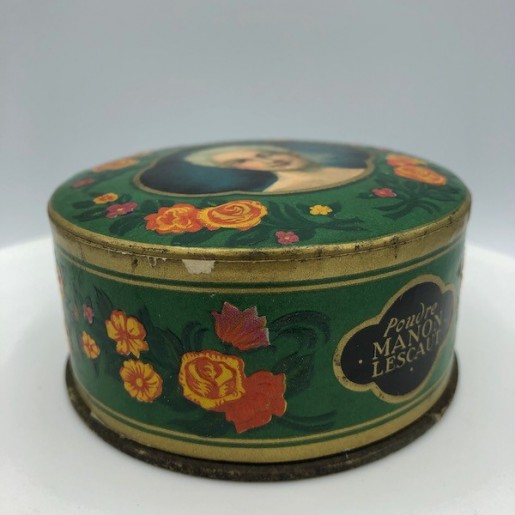 Old box of Bourjois powder Paris France | Manon Lescaut | Collection box