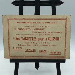 Old advertising cards to collect | Chocolat Lombart | Les rois de France