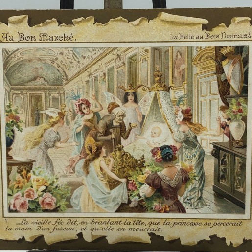 Vintage advertising cards Au Bon Marché | The Sleeping Beauty