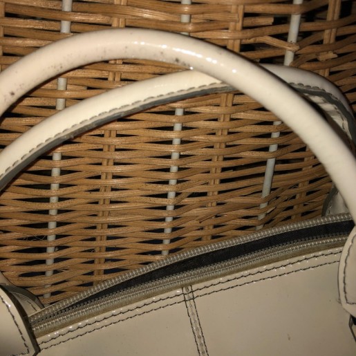 Mac Douglas handbag in patent leather with its original dustbag