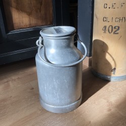 Ancien grand pot à lait | JAPY| En aluminium | Décoration Farmhouse