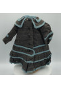Ancien manteau de poupée Jumeau | Circa 1890 |  Longueur 26 cm