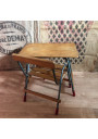 Old small desk with drawer and its matching chair | For children | In wood