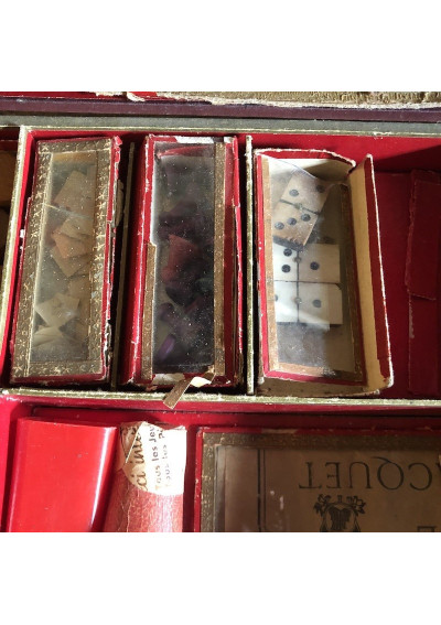 Old board game case | Cira 1900 | Collection