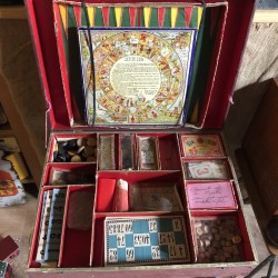 Old board game case | Cira 1900 | Collection
