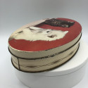 Old lithographed tin box | Decor Kittens | Louis Clauss confectionery Paris