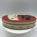 Old lithographed tin box | Decor Kittens | Louis Clauss confectionery Paris