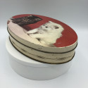 Old lithographed tin box | Decor Kittens | Louis Clauss confectionery Paris