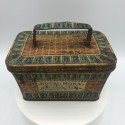 Ancienne boîte en tôle lithographiée | Panier | Royal Moka Chicorée Extra | Collection