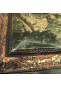 Old lithographed tin box | For biscuits or jewelry | Interior mirror