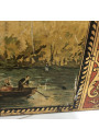 Old lithographed tin box | For biscuits or jewelry | Interior mirror