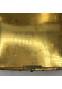 Old lithographed tin box | For biscuits or jewelry | Interior mirror