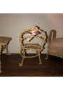 Old doll furniture | In wire and rope | For dollhouse