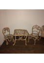 Old doll furniture | In wire and rope | For dollhouse